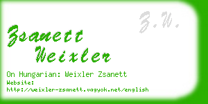 zsanett weixler business card